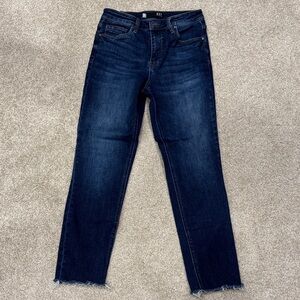 Kut from the Kloth Rachel Fab Ab Mom Jean 2L Dark Indigo Ankle Jeans